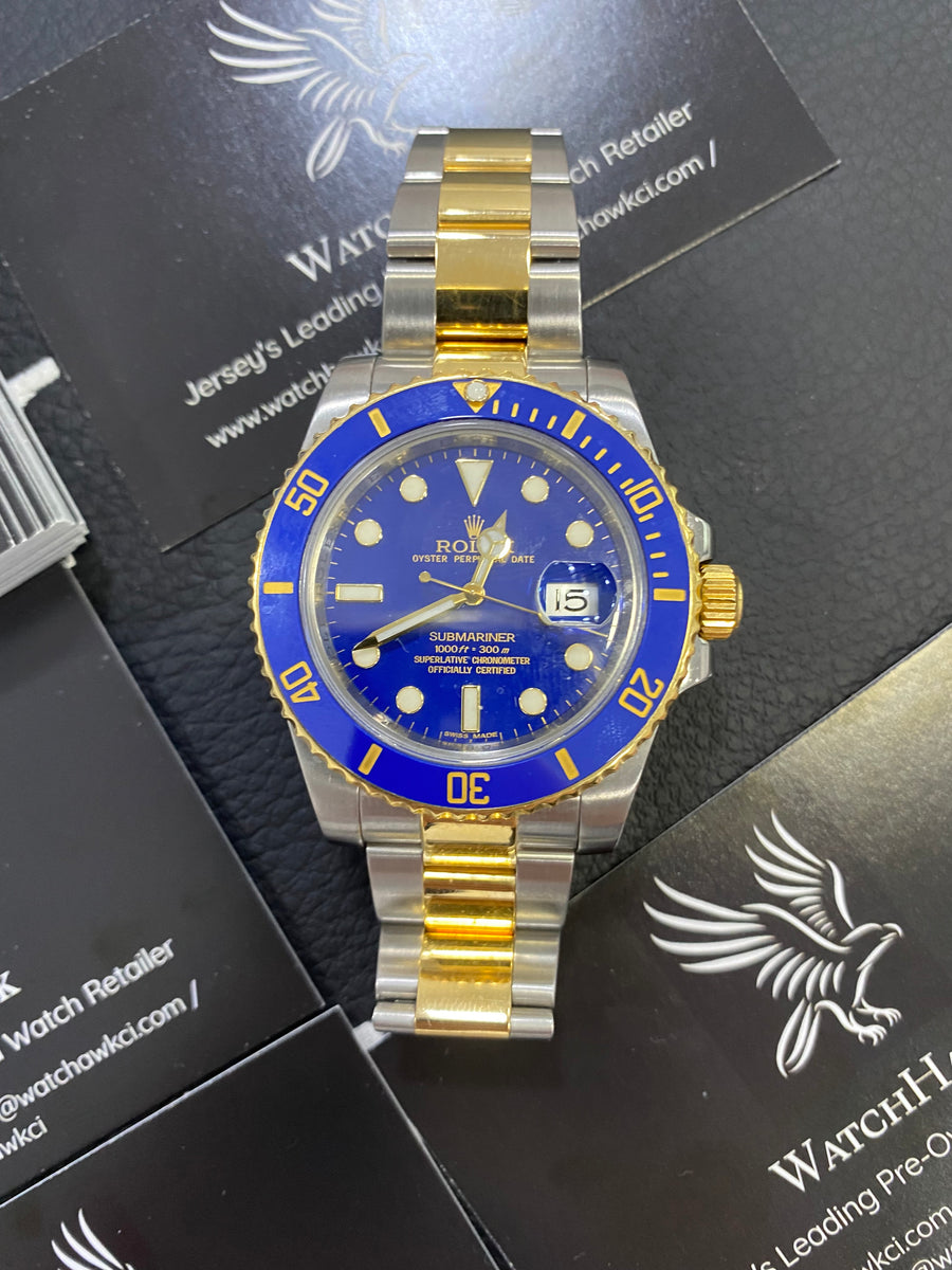 Rolex Submariner Date 'Bluesy' — Ref. 116613LB Two-Tone