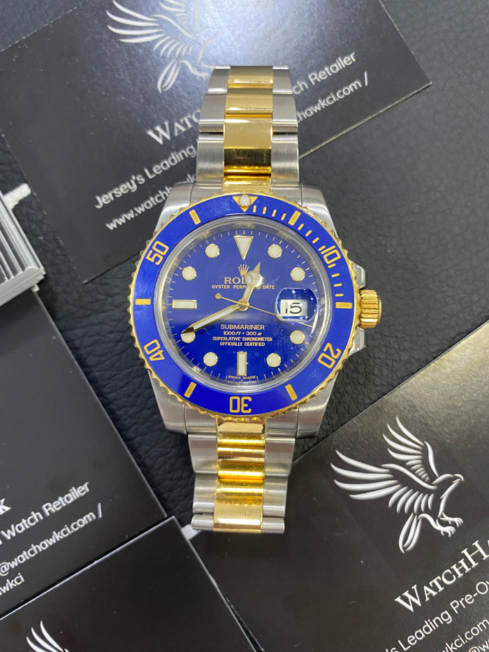Rolex Submariner Date 'Bluesy' — Ref. 116613LB Two-Tone