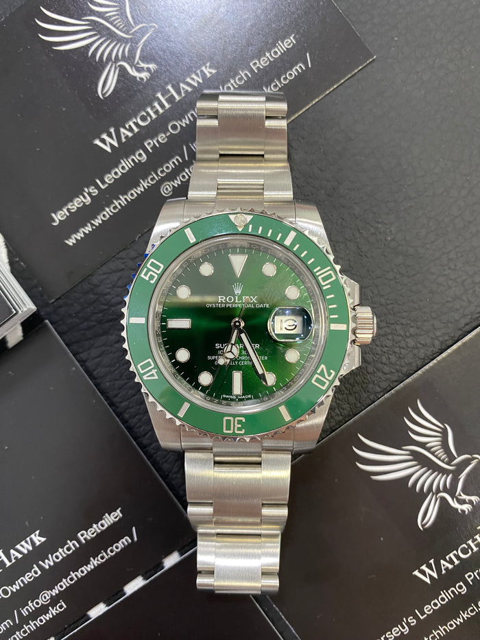 Rolex Submariner Date 'Hulk' — Ref. 116610LV Green Dial