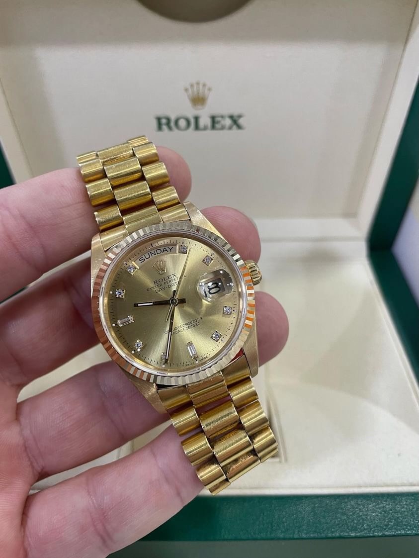 Rolex Day-Date yellow gold — WatchHawk